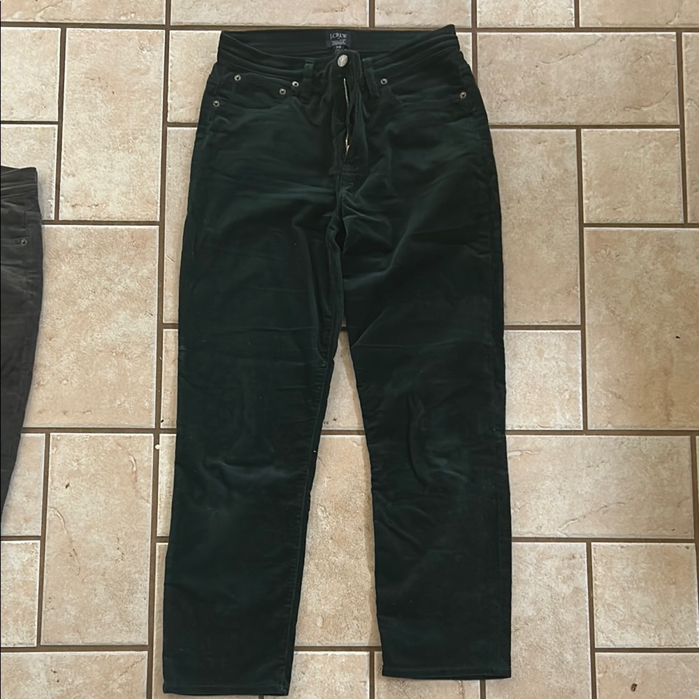 Dark Green Corduroy Pants
